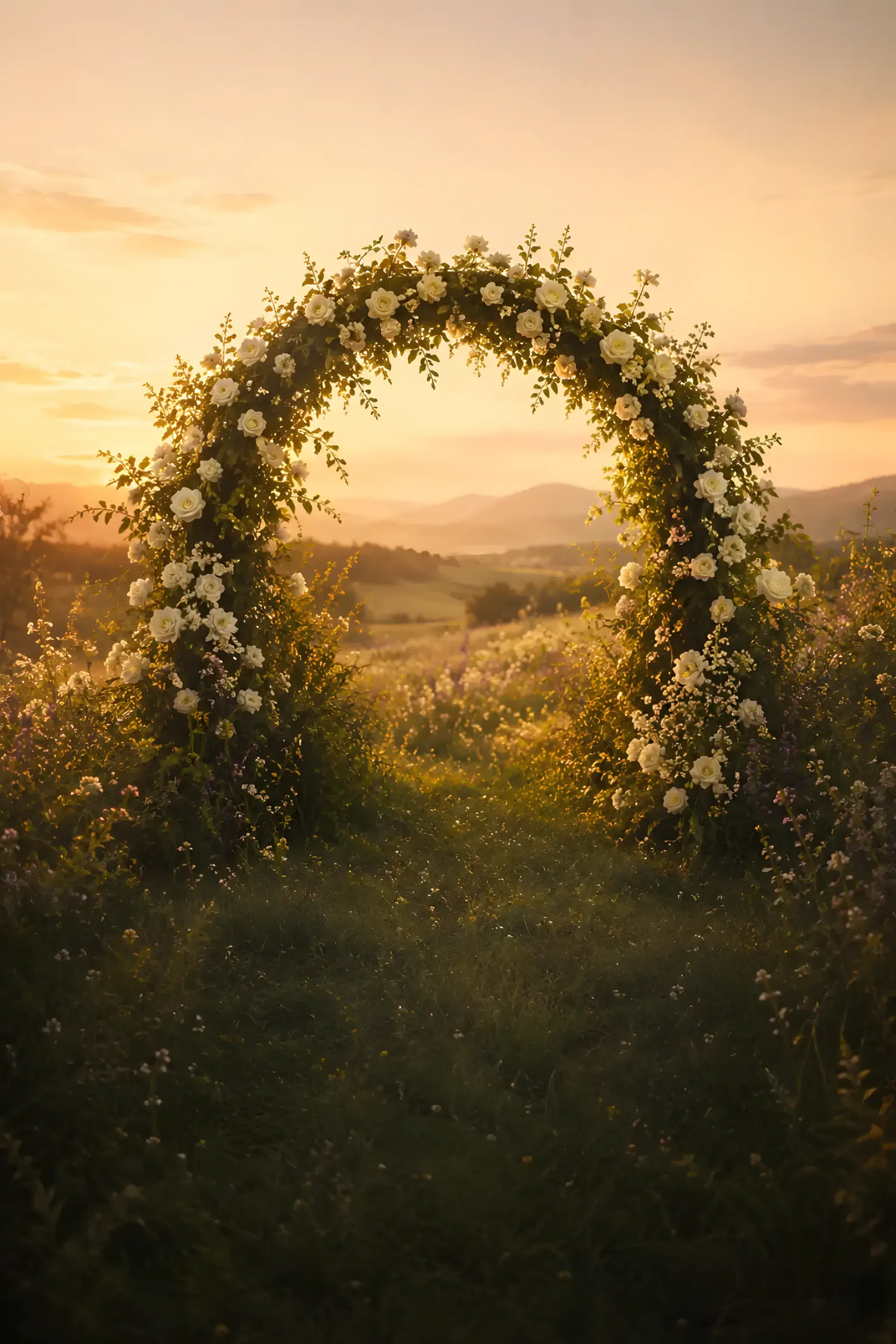 Garden Arch save-the-date design