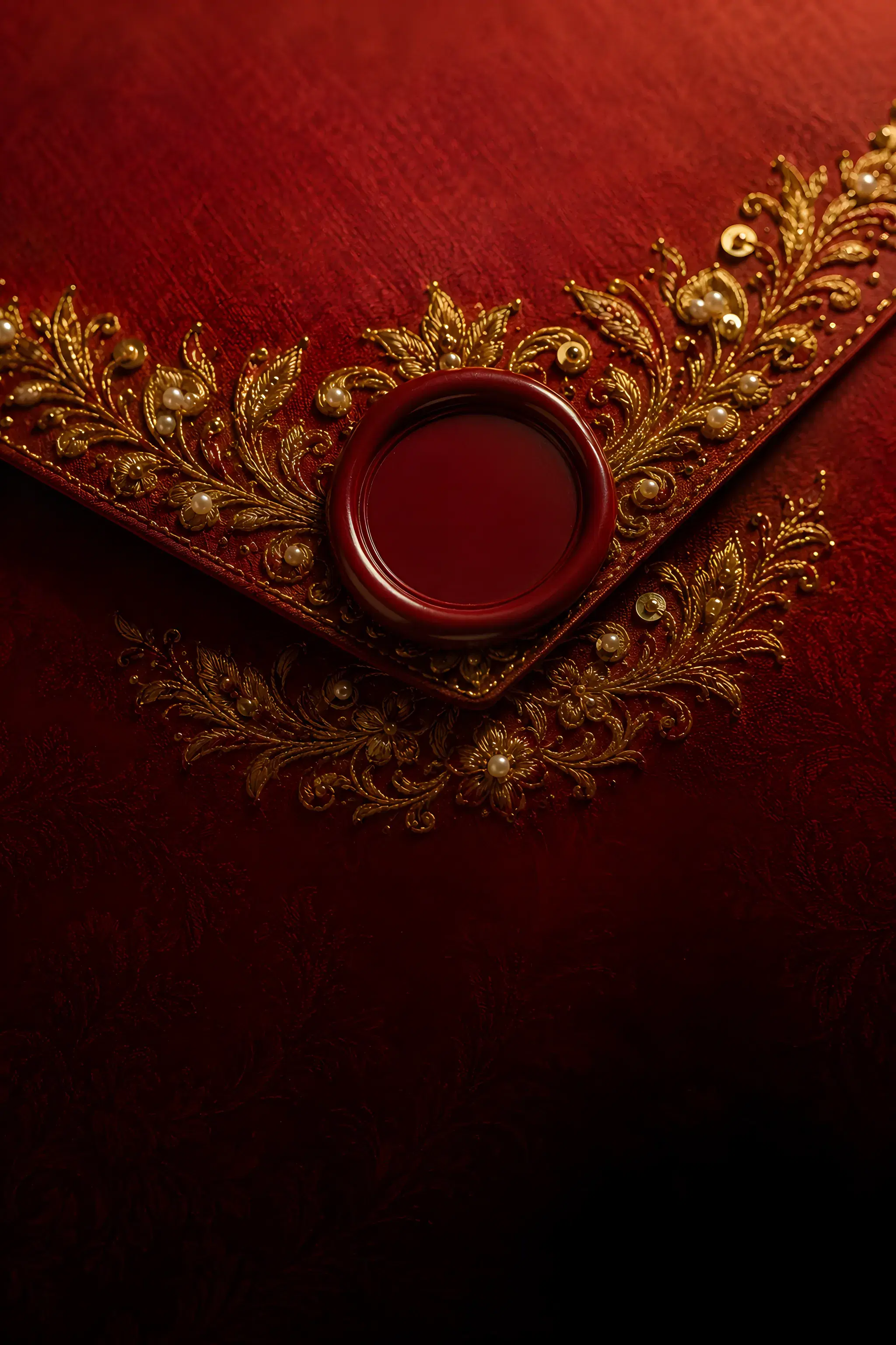 Royal Zardozi save-the-date design